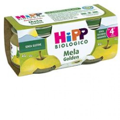 HIPP BIO OMOGENEIZZATO MELA GOLDEN 100% 2X80 G