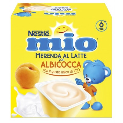 NESTLE' MIO MERENDA ALBICOCCA 4 X 100 G