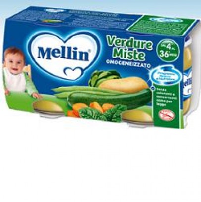 MELLIN OMOGENEIZZATO VERDURE MISTE 80 G 2 PEZZI