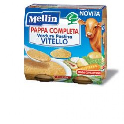 MELLIN PAPPA COMPLETA VITELLO 250 G 2 PEZZI