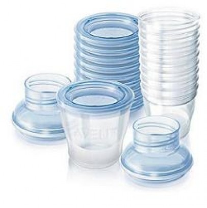 AVENT 10 VASETTI CONSERVALATTE VIA DA 180 ML + 10 COPERCHI +2 ADATTATORI