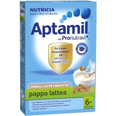 APTAMIL PAPPA LATTEA CEREALI, LATTE E BISCOTTO 250 G