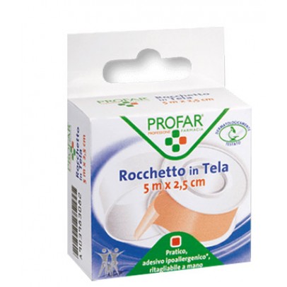 ROCCHETTO IN TELA COMFORT 2,5 CM X 5 M PROFAR