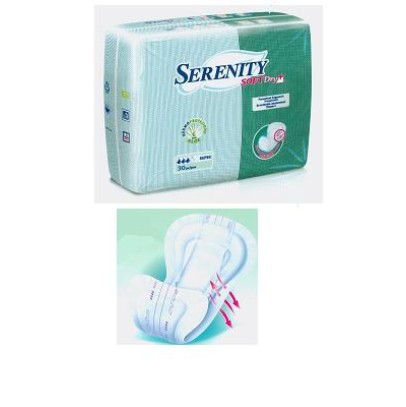 PANNOLONE PER INCONTINENZA SAGOMATO SERENITY SOFTDRY+ ALOE MAXI 30 PEZZI