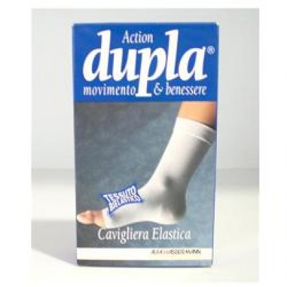 CAVIGLIERA ELASTICA DUPLA BIANCA M