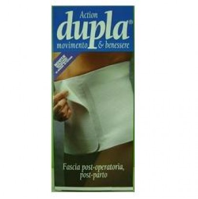 FASCIA POSTOPERATORIA E POSTPARTO DUPLA COLORE BIANCO MISURA5