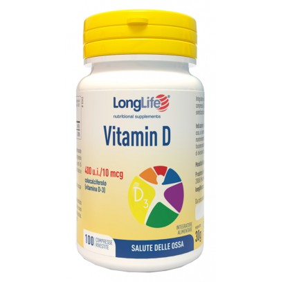 LONGLIFE VITAMIN D 100CPR