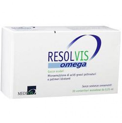 GOCCE OCULARI RESOLVIS OMEGA 20 FIALE MONODOSE 0,25 ML