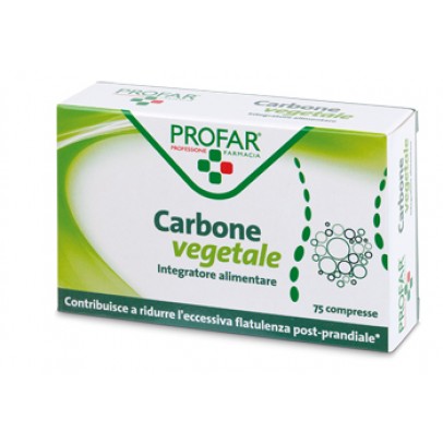 PROFAR CARBONE VEGETALE 75 COMPRESSE