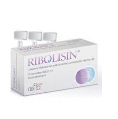 SOLUZIONE OFTALMICA RIBOLISIN MONODOSE 15 FLACONCINI 0,35ML