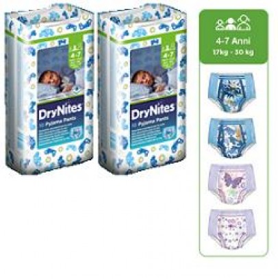 HUGGIES DRYNITES GIR 17/30K 10PZ