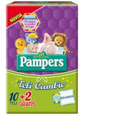 TRAVERSA SALVA LETTO PAMPERS CONFEZIONE 12 PEZZI