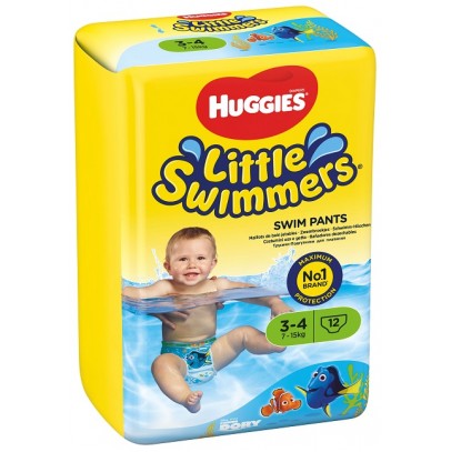 HUGGIES SWIMM SMAL  7-12K 12P