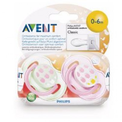 AVENT SUCCHIETTO CLASSICO 0-6M 2 PEZZI