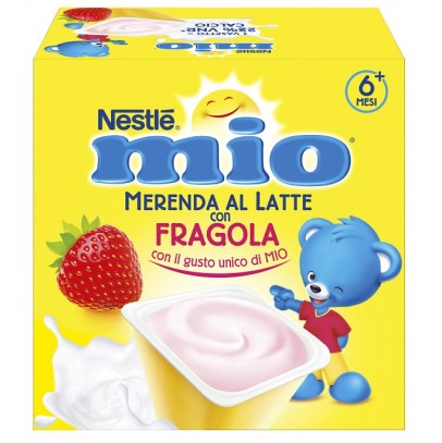 MIO MERENDA FRAGOLA 4 X 100 G