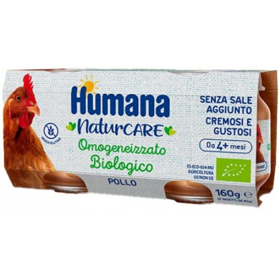 HUMANA OMOGENEIZZATO POLLO BIO 160 G