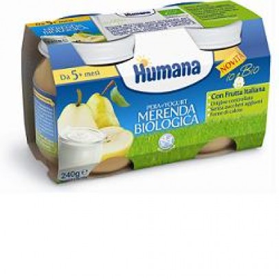 HUMANA MERENDA PERA YOGURT BIO 240 G