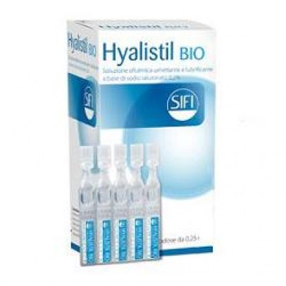 SOLUZIONE OFTALMICA UMETTANTE LUBRIFICANTE HYALISTIL BIO ACIDO IALURONICO 0,2% 30 FLACONCINI 0,25 ML