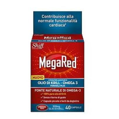 MEGARED OLIO DI KRILL OMEGA 3 40 CAPSULE MEGARED OLIO DI KRILL OMEGA 3 40 CAPSULE