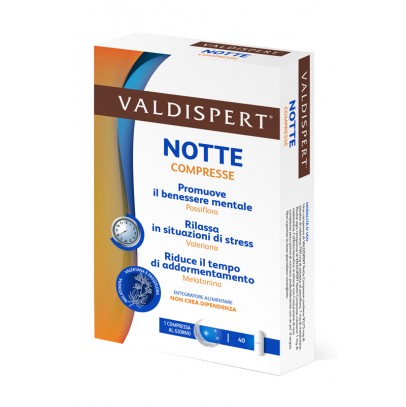 VALDISPERT NOTTE 1MG DI MELATONINA 40 COMPRESSE