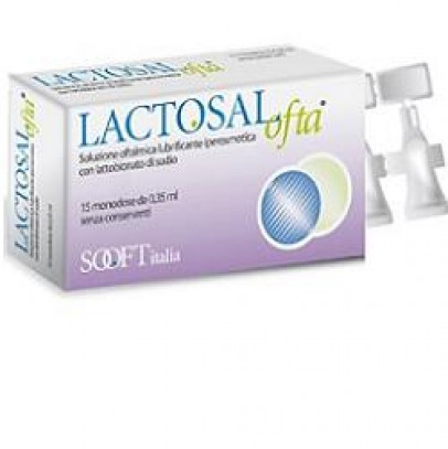 LACTOSAL OFTA SOLUZIONE OFTALMICA LUBRIFICANTE IPERTONICA 15FLACONCINI MONODOSE 0,35 ML