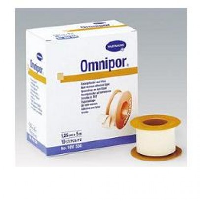 OMNIPOR CEROTTO IPOALLERGENICO IN TESSUTO NON TESSUTO BIANCOCON CHIOCCIOLA PELLI SENSIBILI CM 2,5 X 5 MT 1 PEZZO