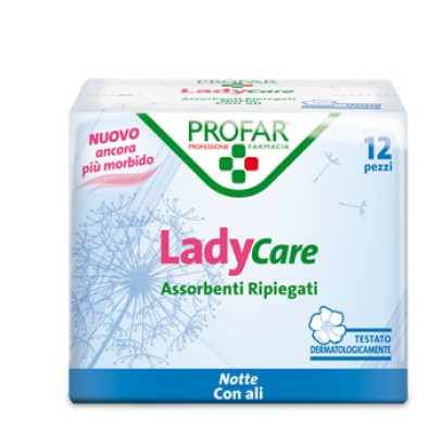 LADYCARE ASSORBENTI NOTTE ALI 12 PEZZI PROFAR