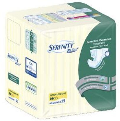 PANNOLONE PER INCONTINENZA A MUTANDINA SERENITY SOFTDRY+ ALOE M EXTRACOMFORT 6 CONFEZIONI DA 15 PEZZI FARMABILITY PANNOLONE PER INCONTINENZA A MUTANDINA SERENITY SOFTDRY+ ALOE M EXTRACOMFORT 6 CONFEZIONI DA 15 PEZZI FARMABILITY