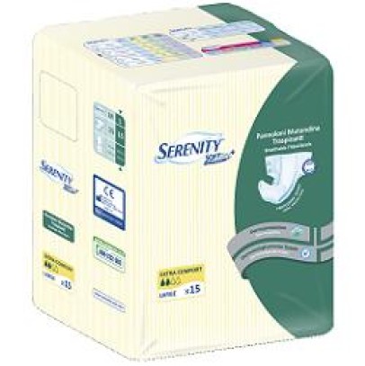 PANNOLONE PER INCONTINENZA A MUTANDINA SERENITY SOFT DRY+ ALOE LARGE EXTRACOMFORT 15 PEZZI FARMABILITY PANNOLONE PER INCONTINENZA A MUTANDINA SERENITY SOFT DRY+ ALOE LARGE EXTRACOMFORT 15 PEZZI FARMABILITY