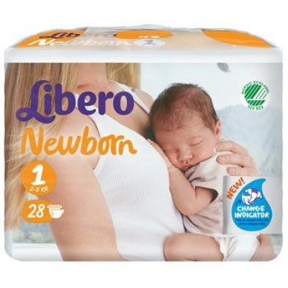 LIBERO NEWBORN PANNOLINO PER BAMBINO TAGLIA 1 4X28 PEZZI