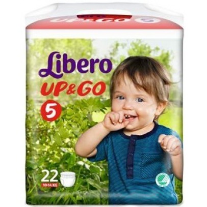 LIBERO UP&GO PANNOLINO PER BAMBINO TAGLIA 5 4X22 PEZZI