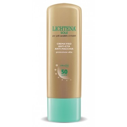 LICHTENA SOLE CREMA VISO ANTIETA' ANTIMACCHIA  SPF50 50 ML