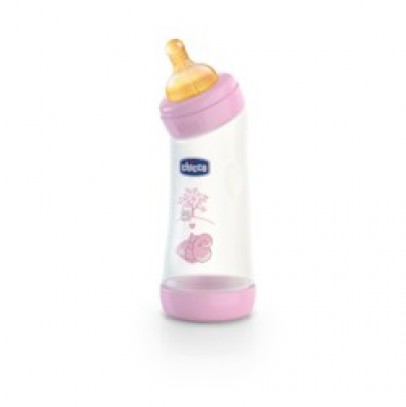 CHICCO BIBERON ANGOLATO PP GIRL 250 ML NORMALE CAUCCIU