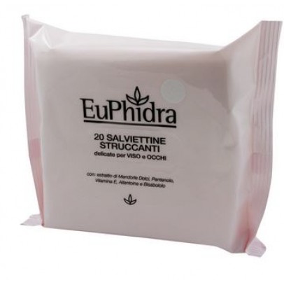 EUPHIDRA SALVIETTINE STRUCCANTI 20 PEZZI