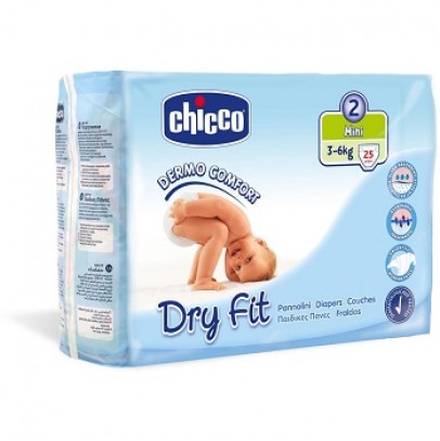 CHICCO DRYFIT PANNOLINO MINI 25 PEZZI