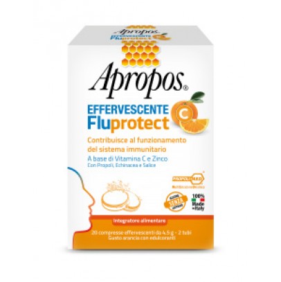 APROPOS FLUPROTECT EFFERVESCENTE C 20 COMPRESSE