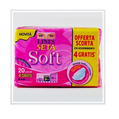 LINES SETA SOFT ALI 16+4 PEZZI LINES SETA SOFT ALI 16+4 PEZZI