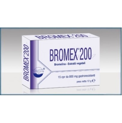 BROMEX 200 15 COMPRESSE 800 MG