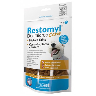 RESTOMYL DENTALCROC CANI TAGLIA MEDIA GRANDE E GIGANTE BUSTA150 G