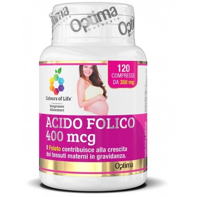 ACIDO FOLICO 400MCG 120CPR OPTIM