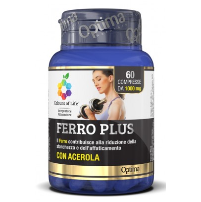 FERRO PLUS ACEROLA 60CPR OPTIMA