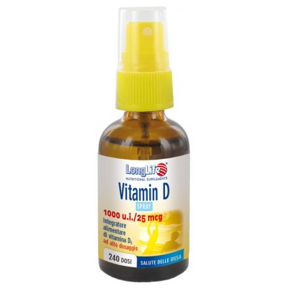 LONGLIFE VITAMIN D3 1000UI SPR