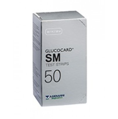 GLUCOCARD-SM TEST STRIPS 50PZ