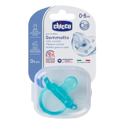 CHICCO GOMMOTTO IN SILICONE BOY 0-6 MESI 1 PEZZO