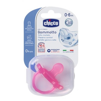 CHICCO GOMMOTTO IN SILICONE GIRL 0-6 MESI 1 PEZZO