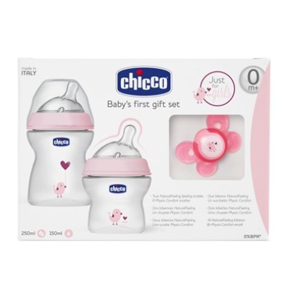 CHICCO SET NATURAL FEELING JF GIRL