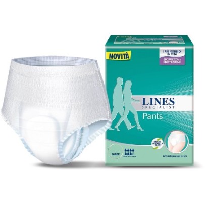 LINES SPECIALIST PANTS SUPER L A MUTANDINA 12 PEZZI FARMA LINES SPECIALIST PANTS SUPER L A MUTANDINA 12 PEZZI FARMA