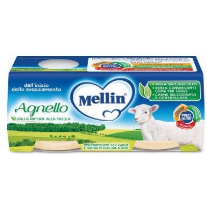 MELLIN OMOGENEIZZATO AGNELLO 2 X 120 G