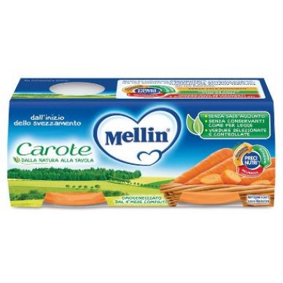 MELLIN OMOGENEIZZATO CAROTE 2 X 80 G