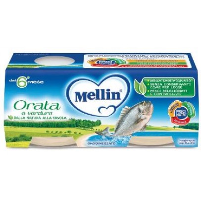 MELLIN OMOGENEIZZATO ORATA 2X80 G